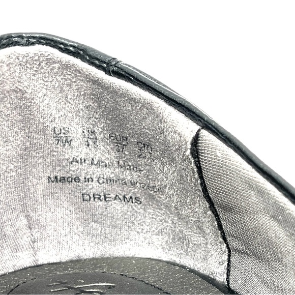 7 WIDE Life Stride Women's Dreams Black Faux Vegan Leather Wedge Pumps Heels - Picture 12 of 13